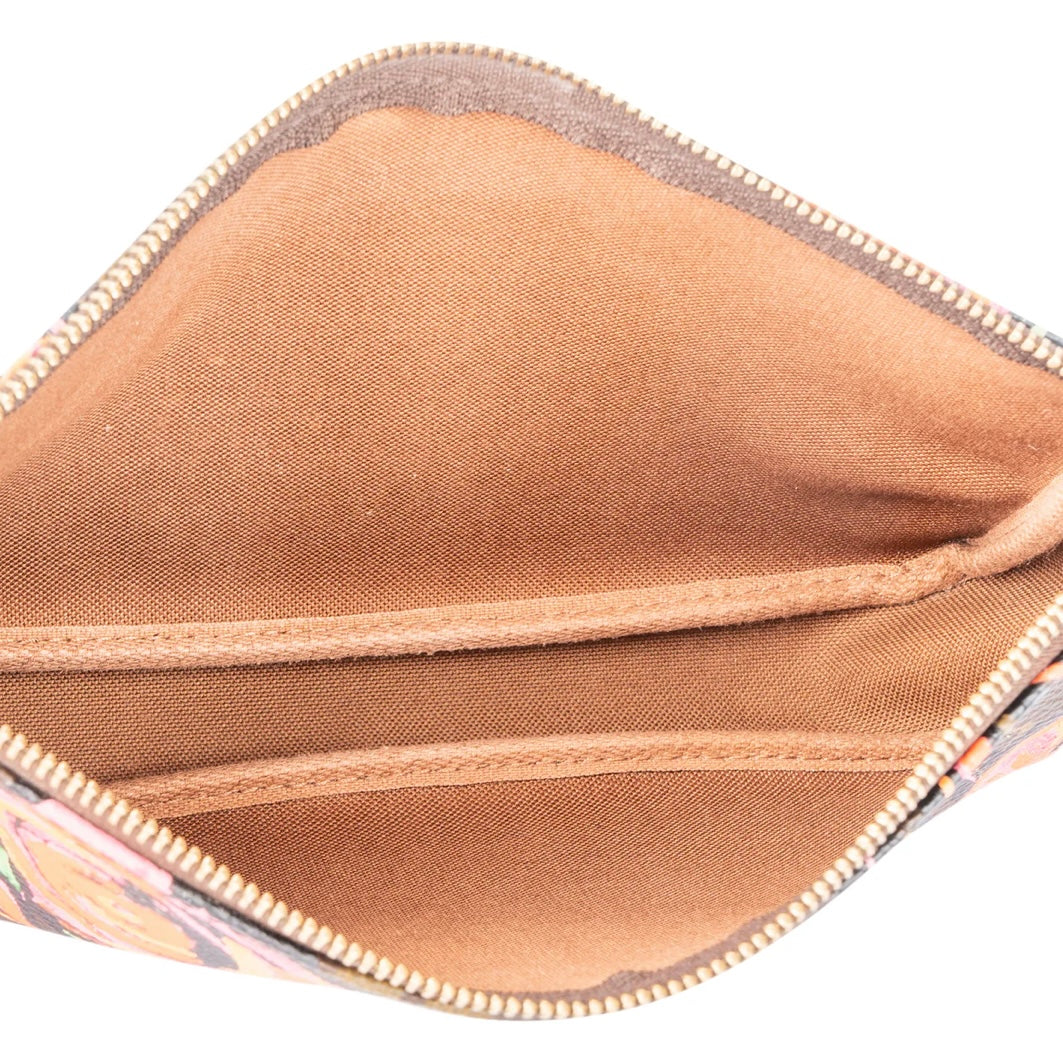 Louis Vuitton Roses Canvas Mongram Pochette Accessory Handbag