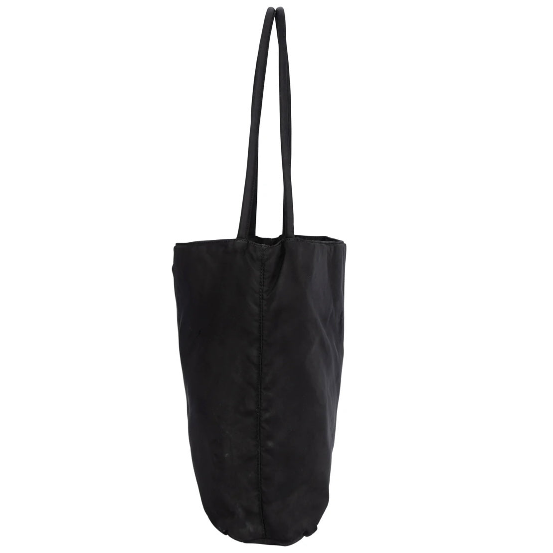 Prada Black Triangle Nylon Shoulder Bag