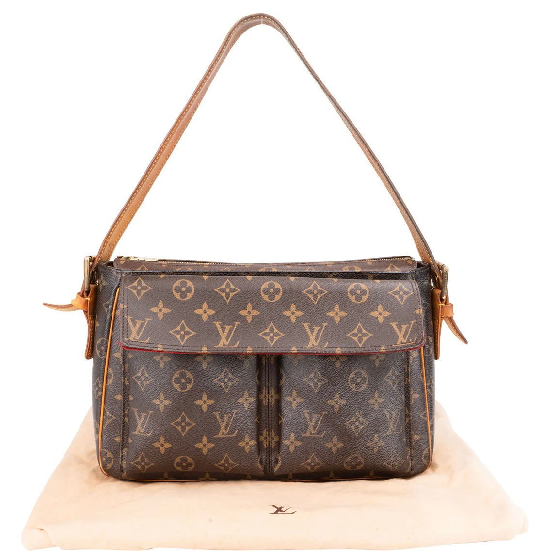 Louis Vuitton Canvas Monogram Viva Cite Shoulder Bag