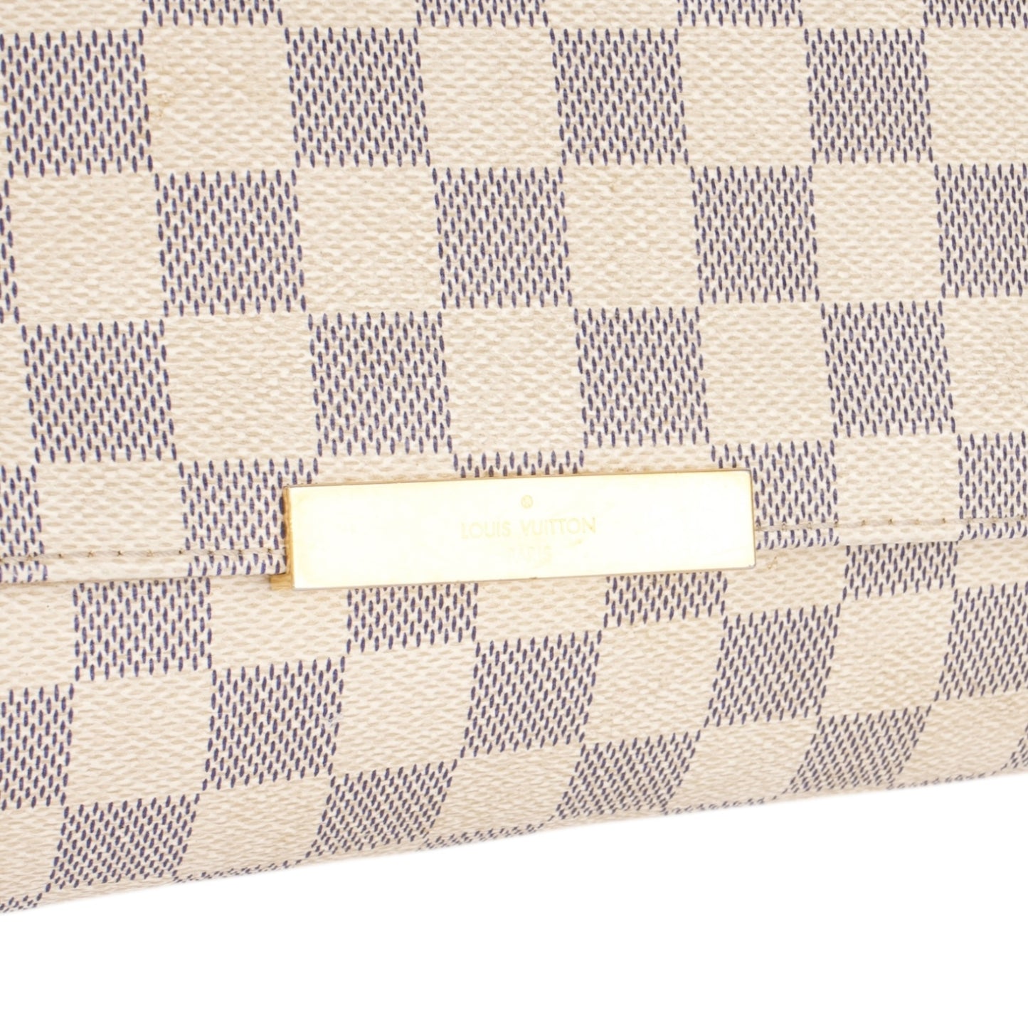 Louis Vuitton White Damier Azur Favorit MM