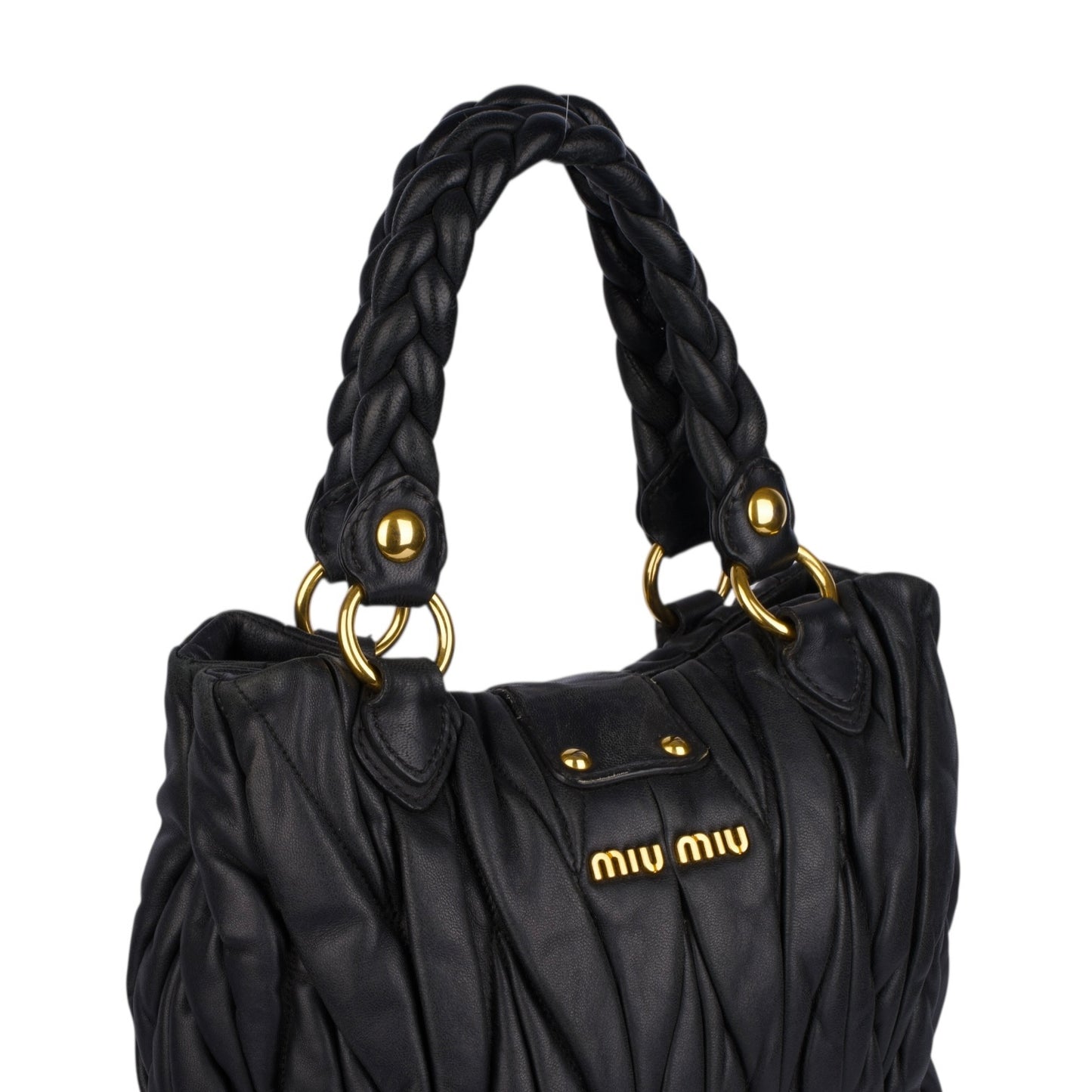 Miu Miu Quilted Leather Handbag