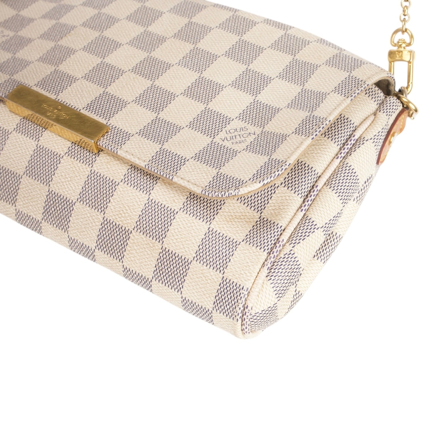 Louis Vuitton White Damier Azur Favorit MM