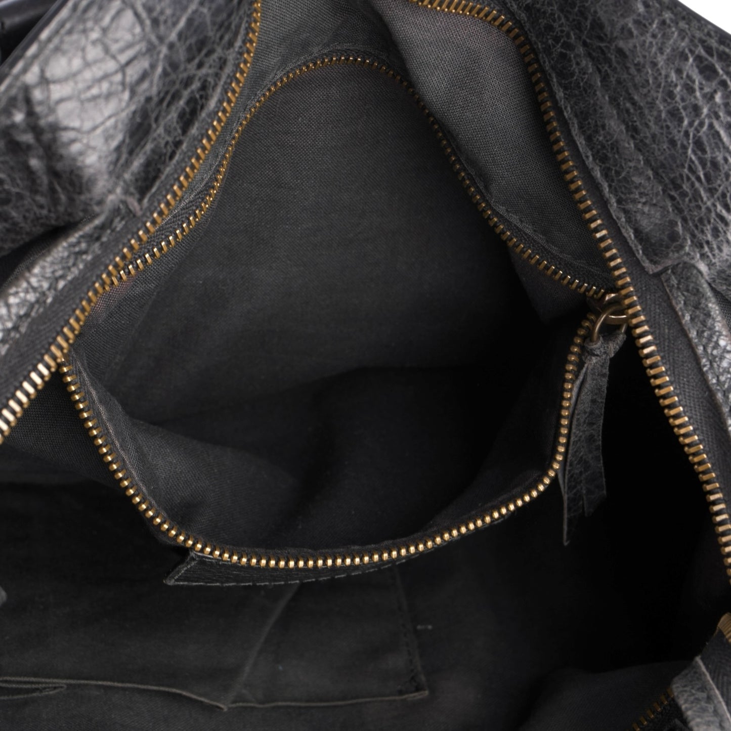 Balenciaga Black Leather City Handbag