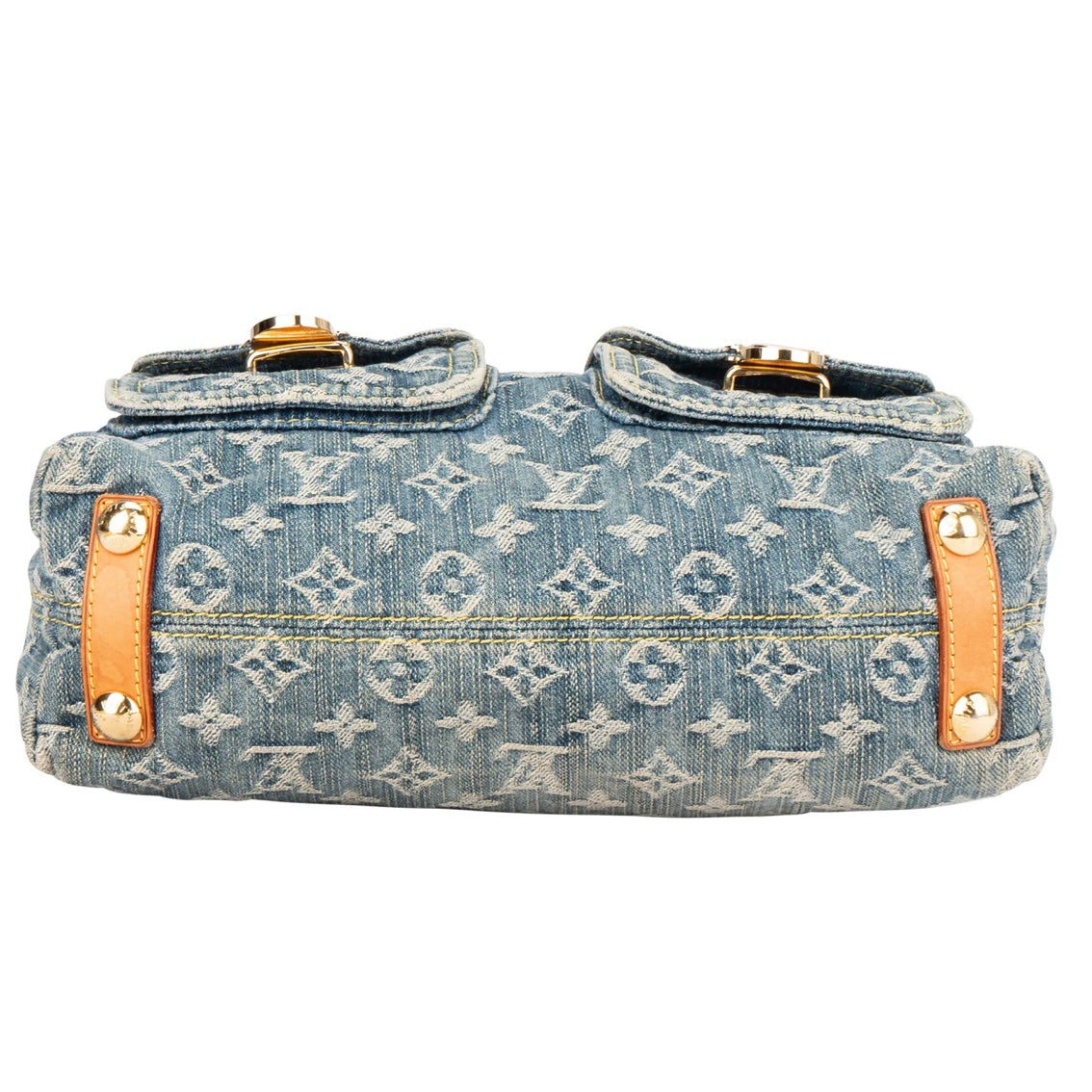 Louis Vuitton Denim Monogram Baggy PM Shoulder Bag