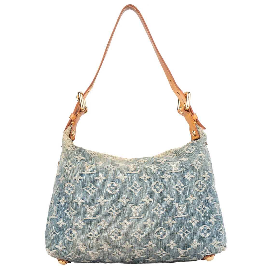 Louis Vuitton Denim Monogram Baggy PM Shoulder Bag
