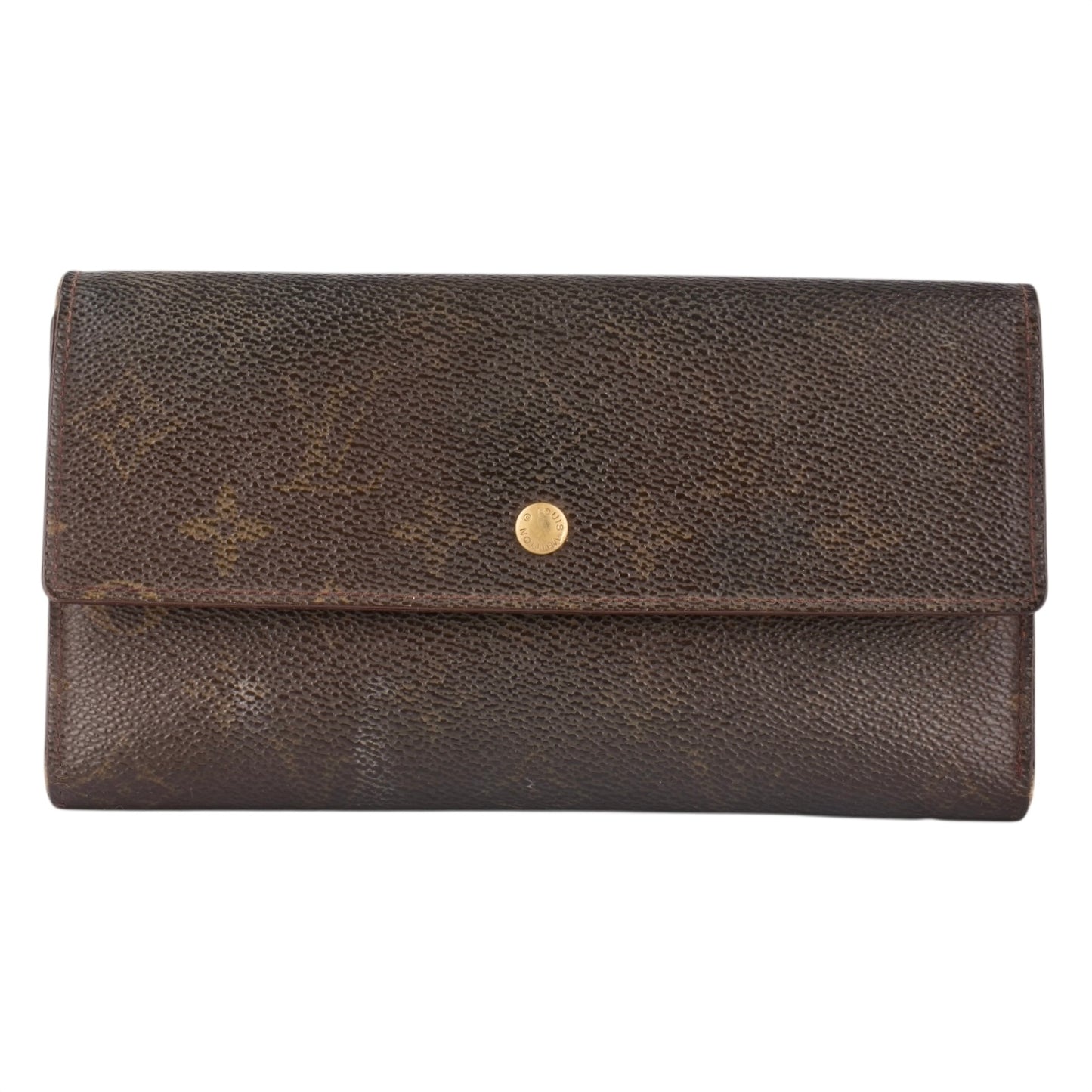 Louis Vuitton Canvas Monogram Sarah Wallet