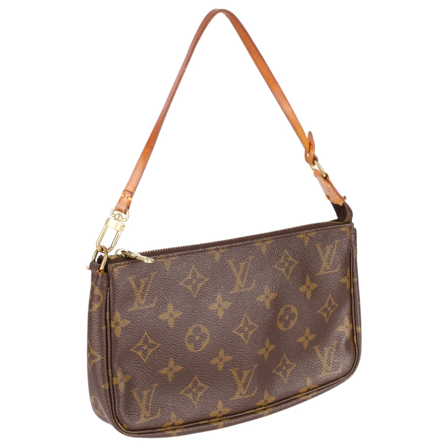Louis Vuitton Canvas Monogram Pochette Accessoire Handbag