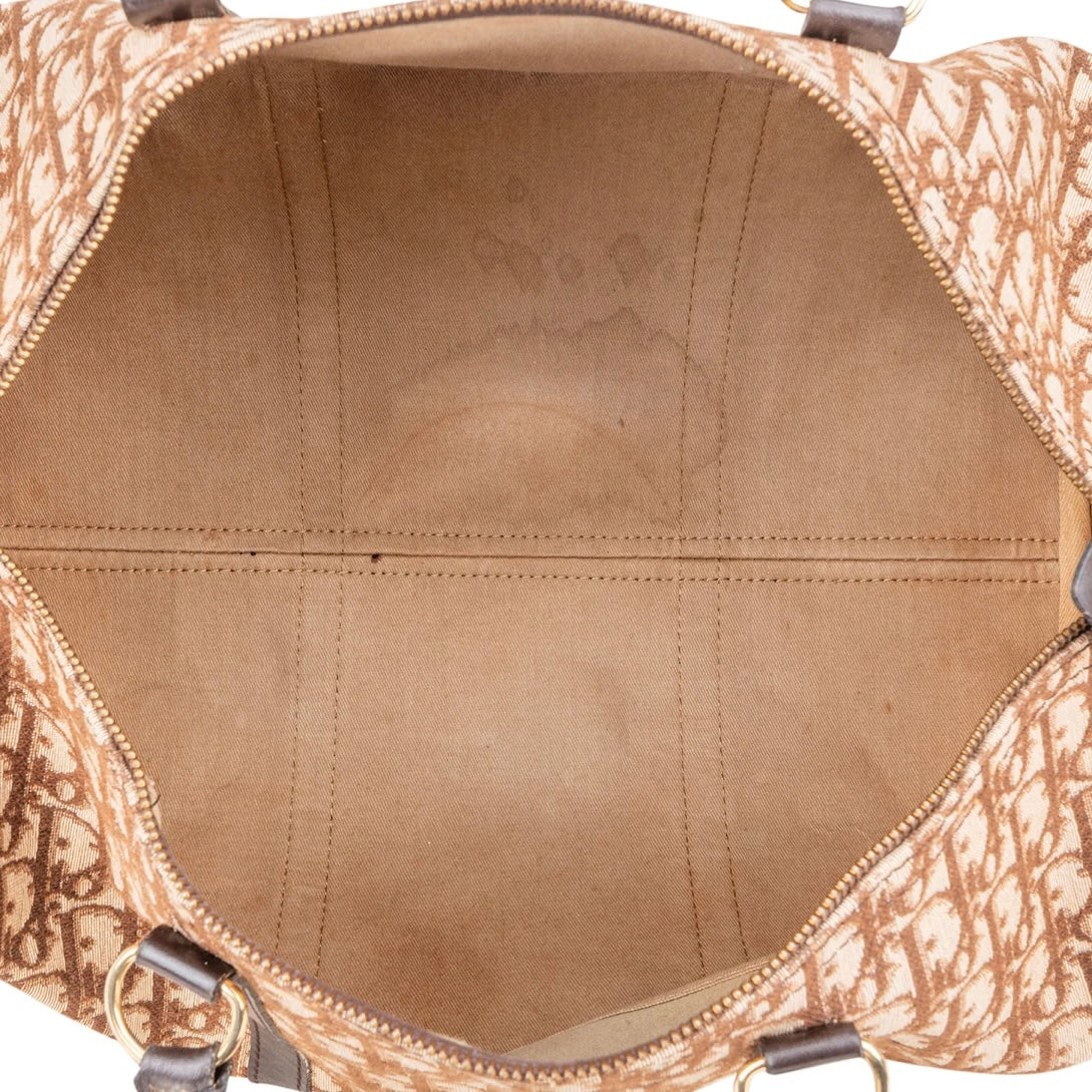 Christian Dior Trotter Monogram Boston 40 Handbag