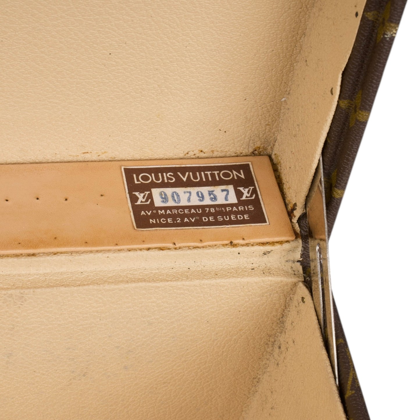 Louis Vuitton Canvas Monogram Bisten 80 Suitcase Trunk