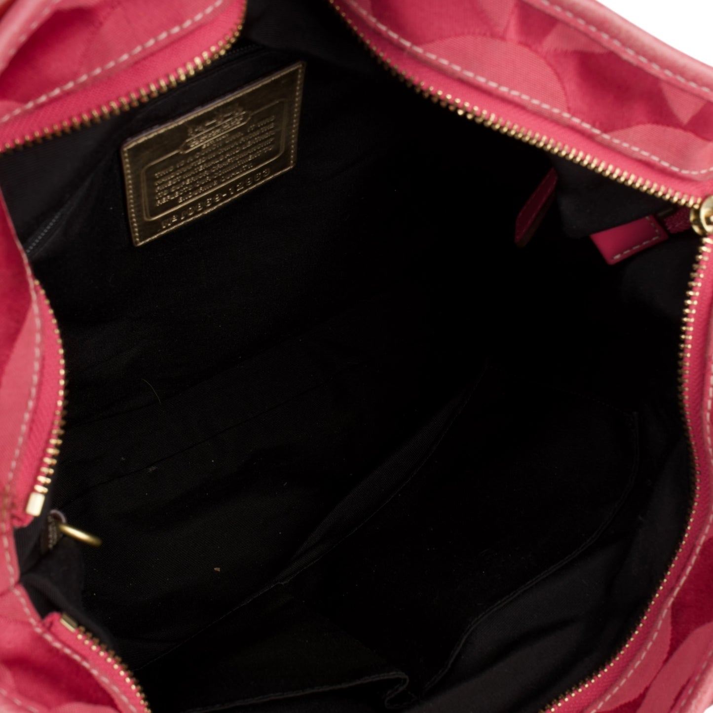 Coach Pink Monogram Handbag