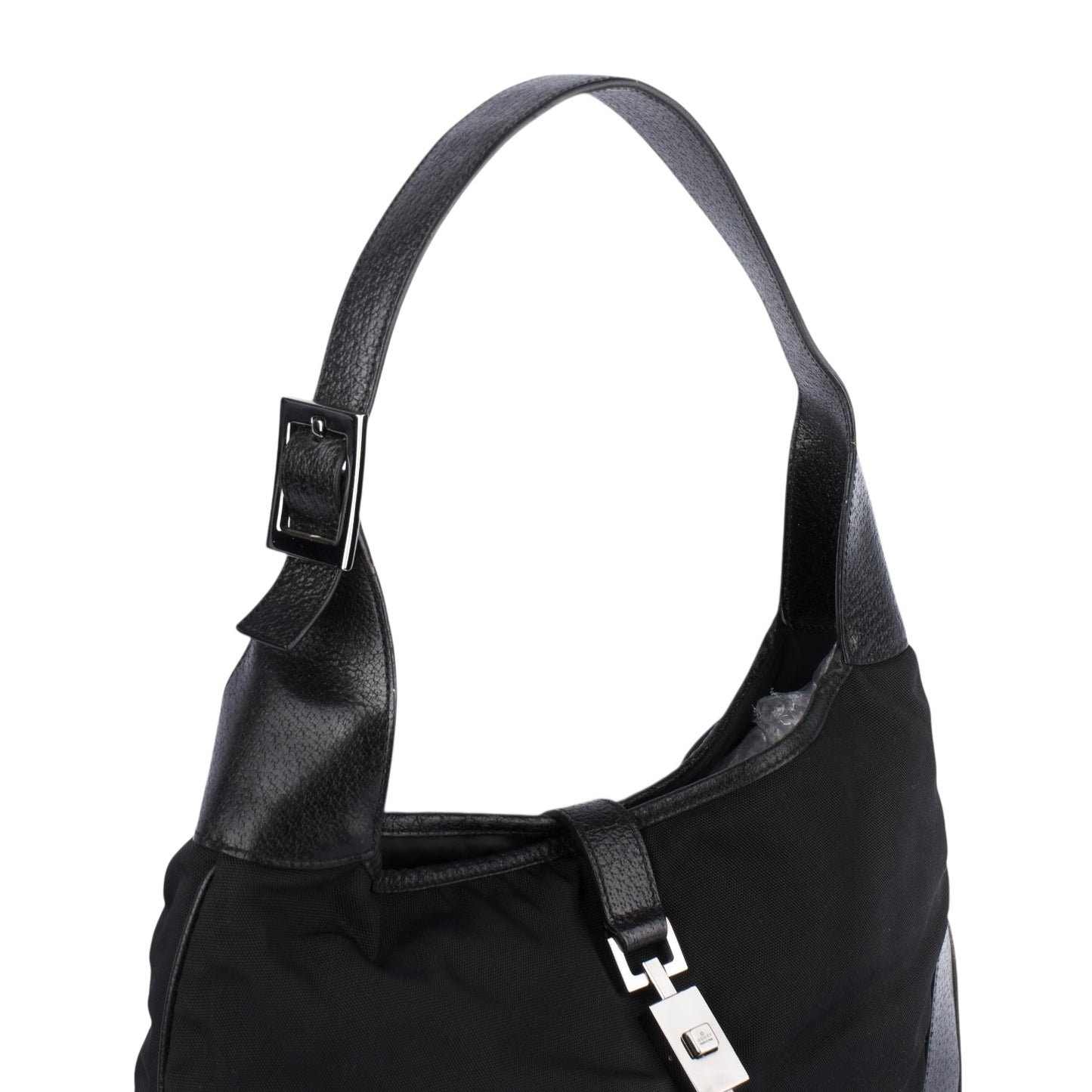 Gucci Black Leather Jackie Handbag