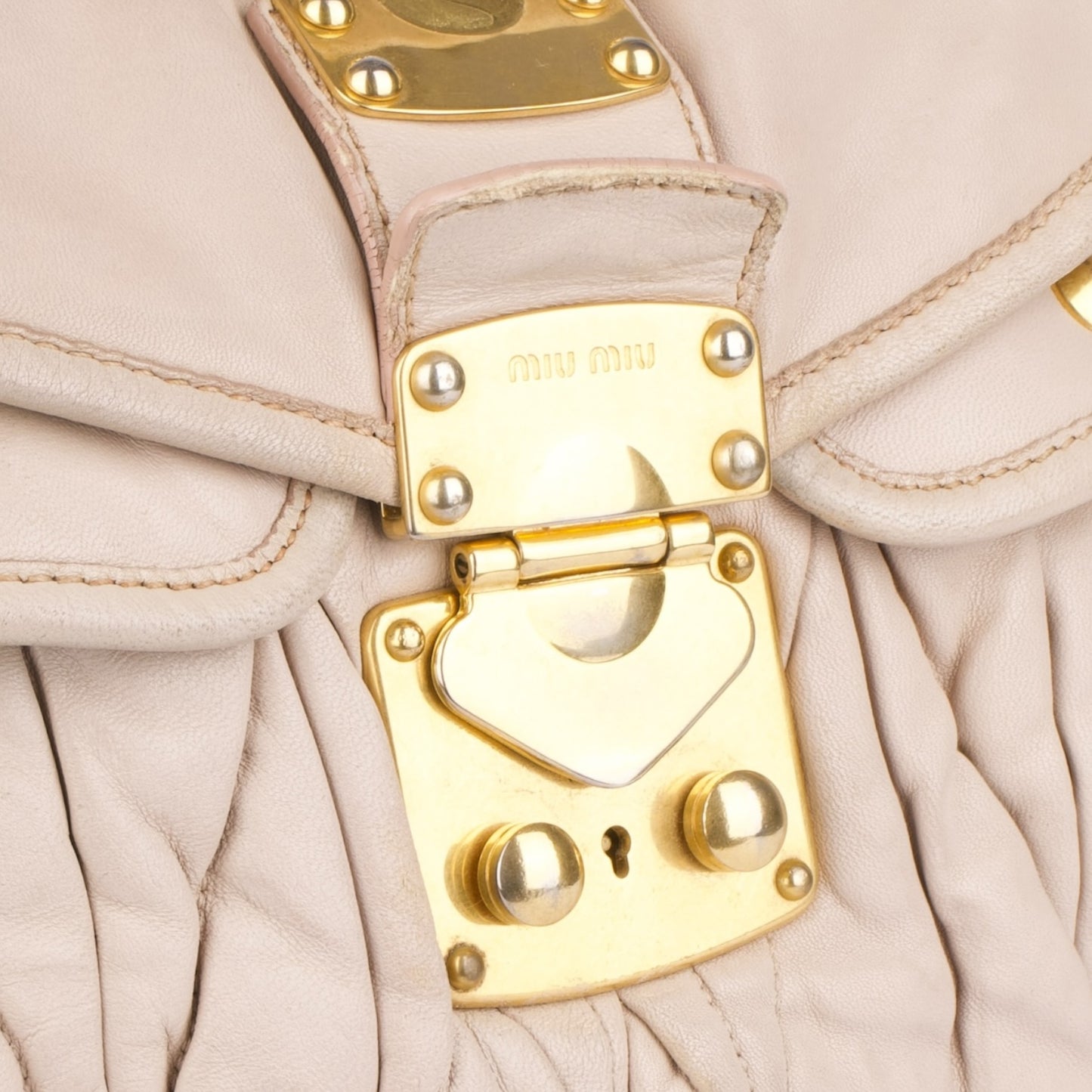 Miu Miu Matalassé Leather Handbag