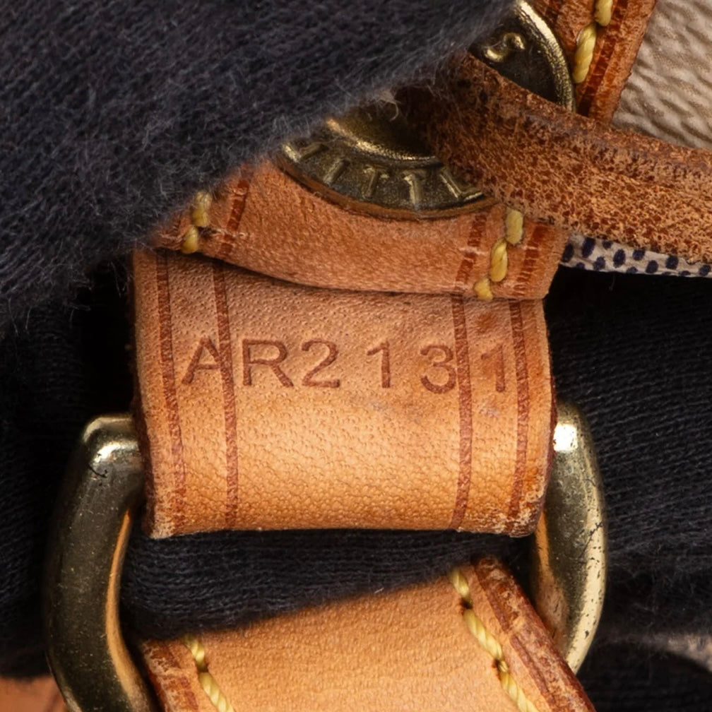 Louis Vuitton Monogram Damier Azur Canvas Sac Noé Grande Shoulder Bag