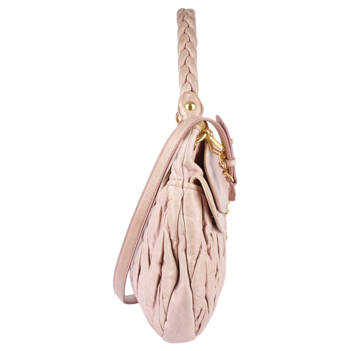 Miu Miu Matalassé Leather Handbag