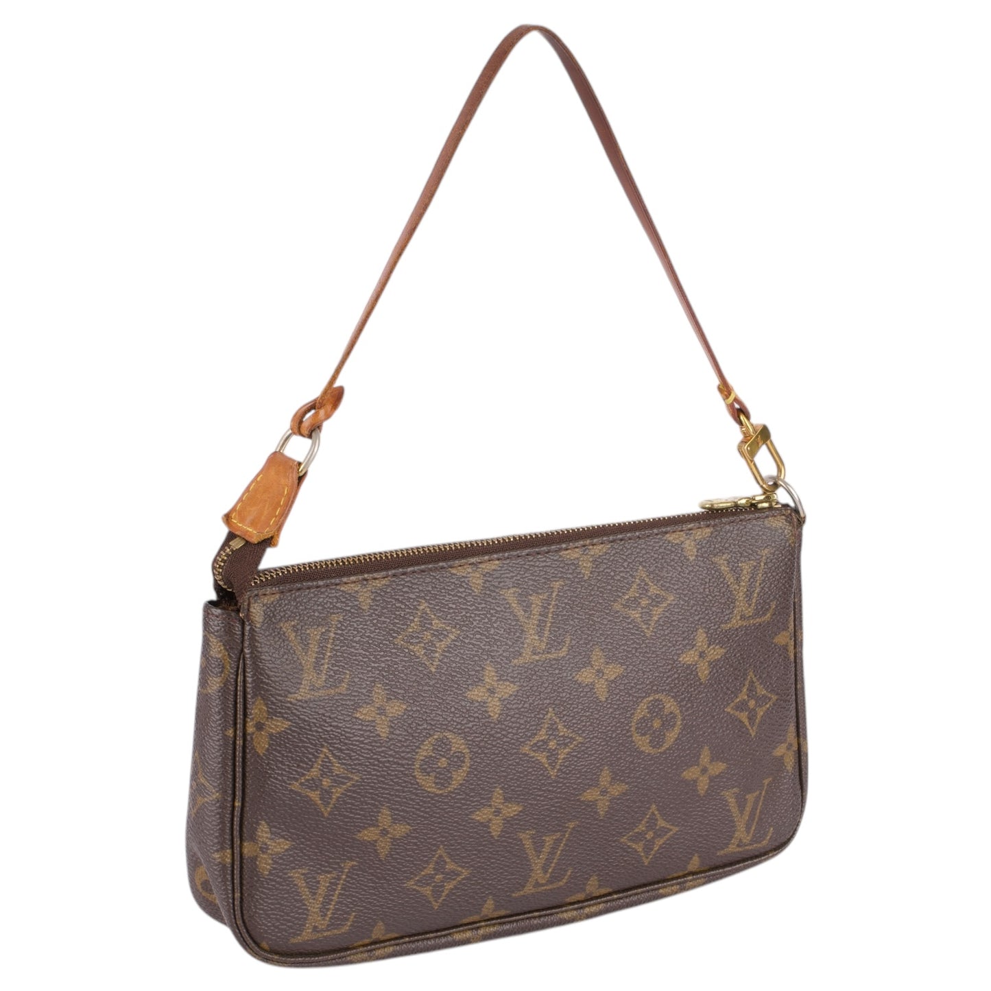 Louis Vuitton Canvas Monogram Pochette Accessoire Handbag