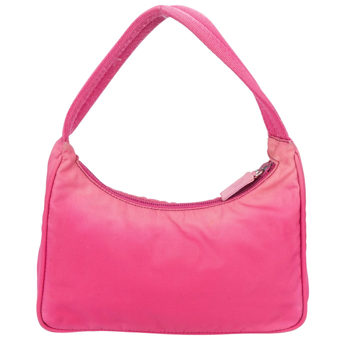 Prada Pink Nylon Triangle Vintage Re-Editon Handbag