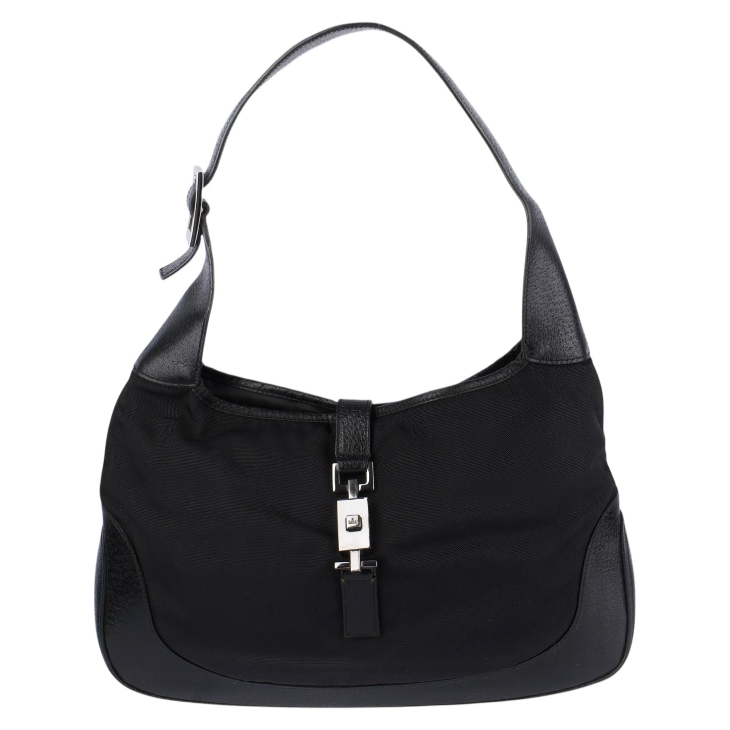 Gucci Black Leather Jackie Handbag