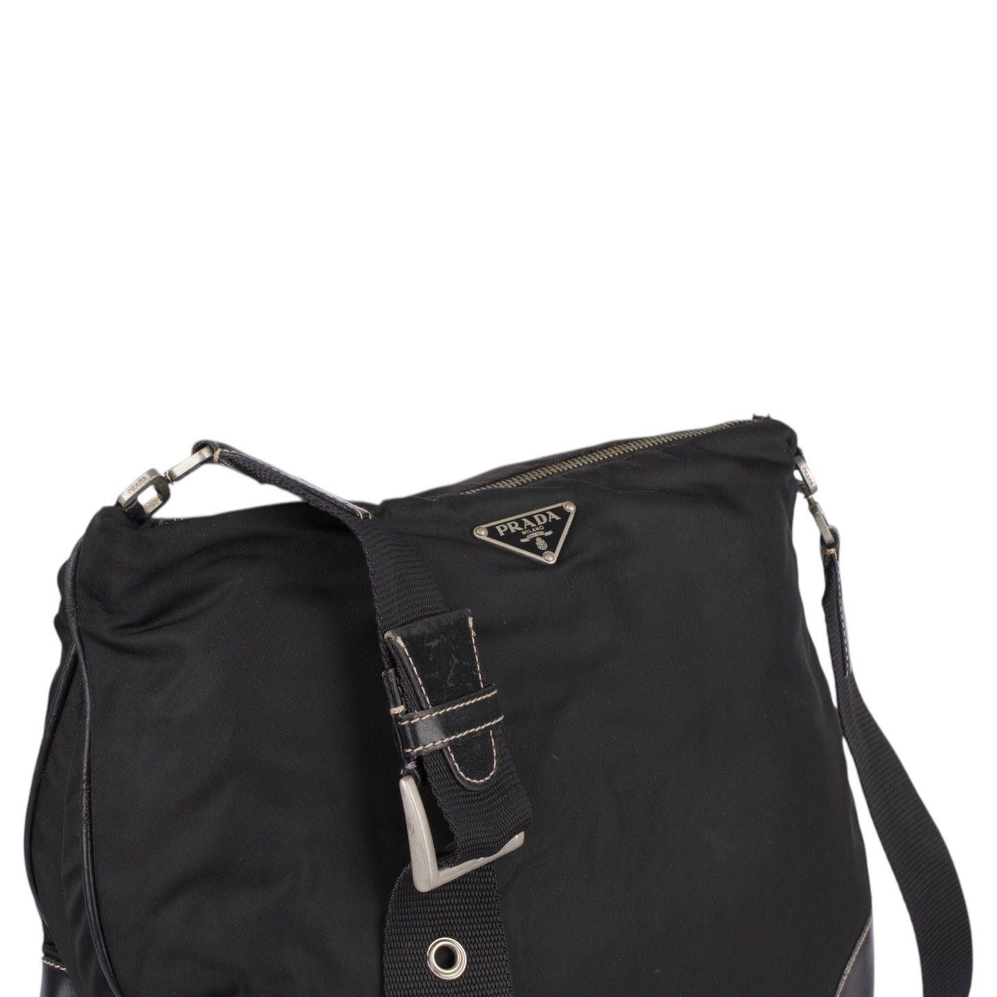 Prada Nylon Triangle Crossbody Bag