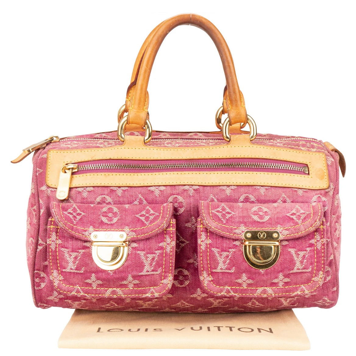 Louis Vuitton Denim Monogram Neo Speedy 30 Handbag