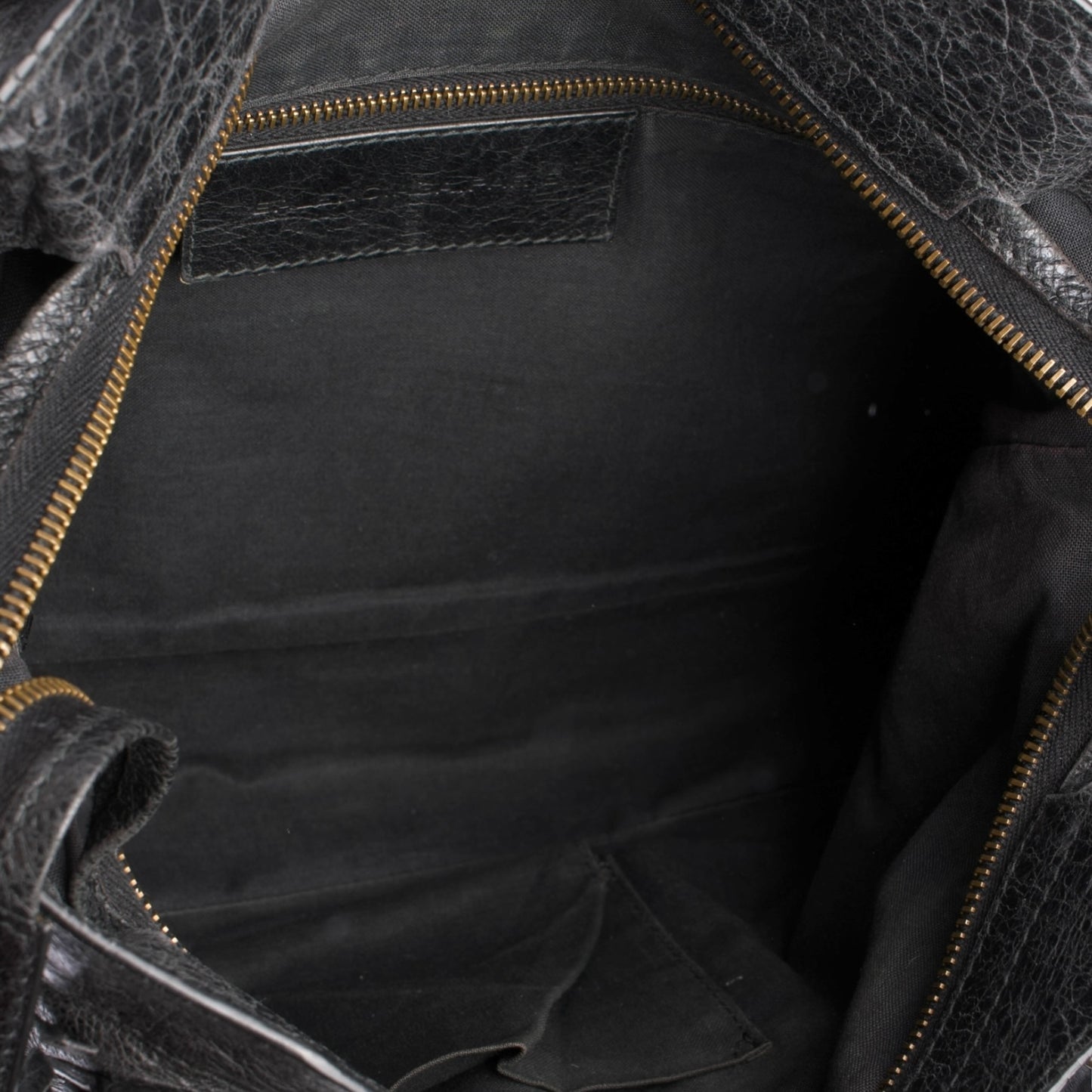 Balenciaga Black Leather City Handbag