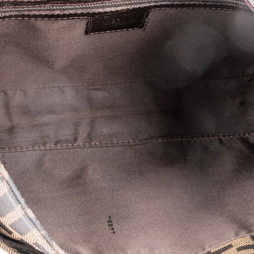 Fendi FF Monogram Baguette Shoulder Bag