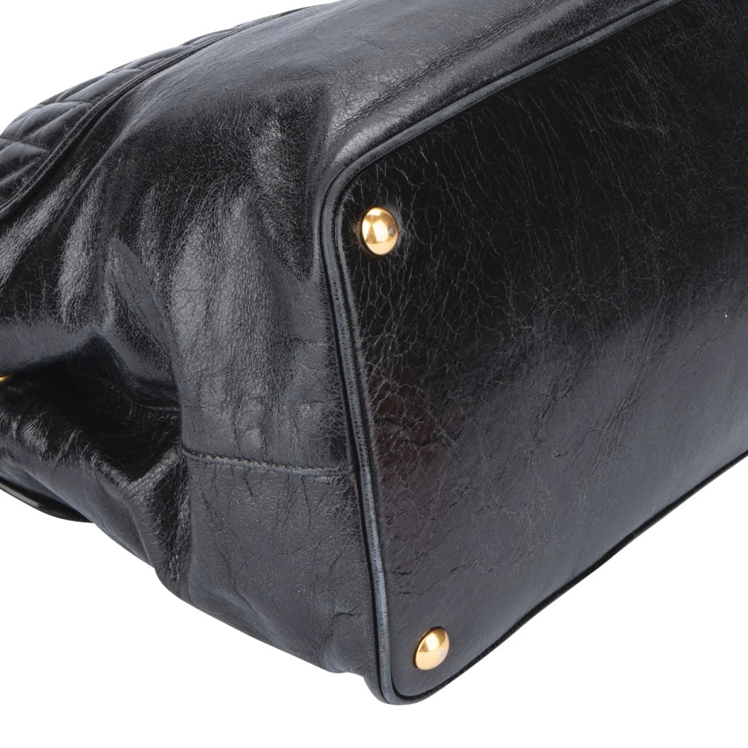 Miu Miu Matelasse Leather City Handbag