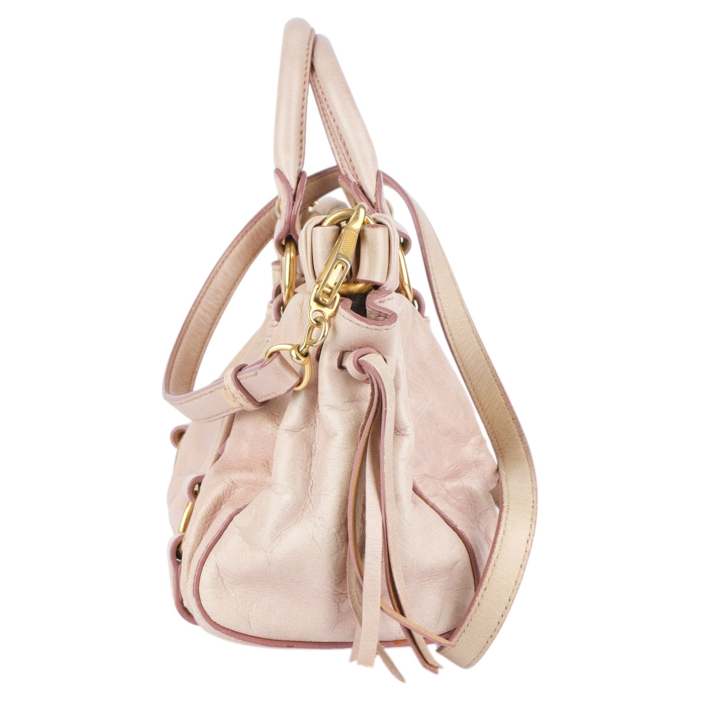 Miu Miu Vitello Leather Handbag