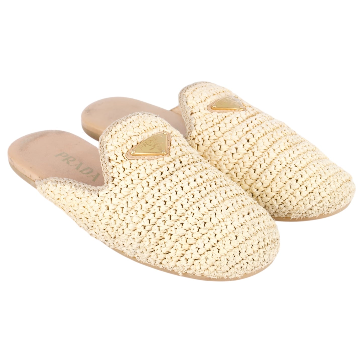 Prada Crocheted Mules
