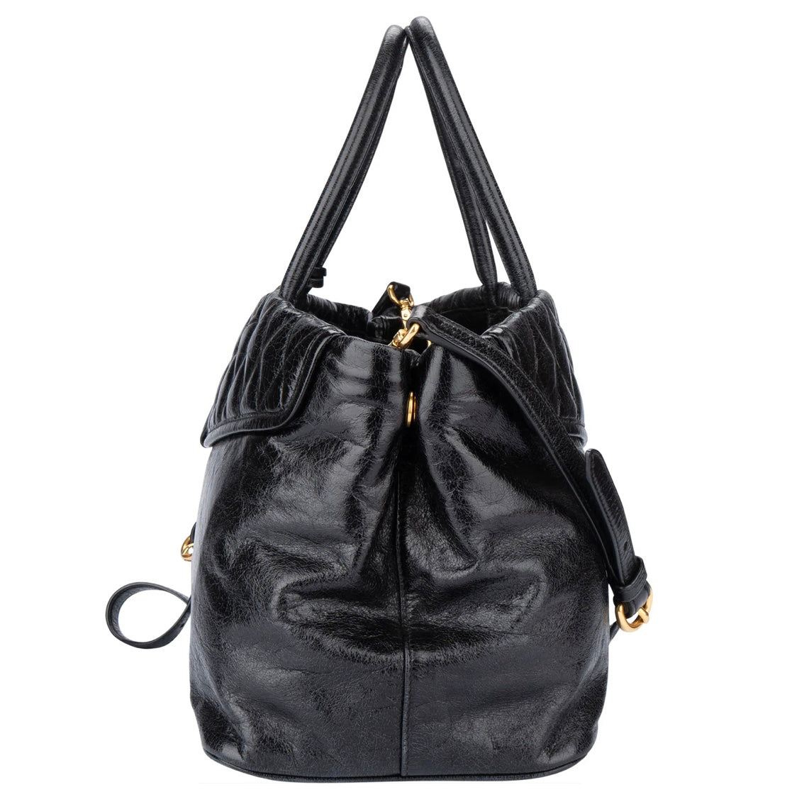 Miu Miu Matelasse Leather City Handbag