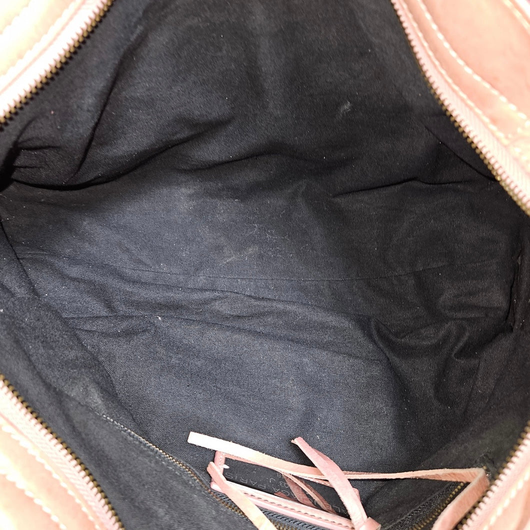 Balenciaga Pink Leather City Handbag