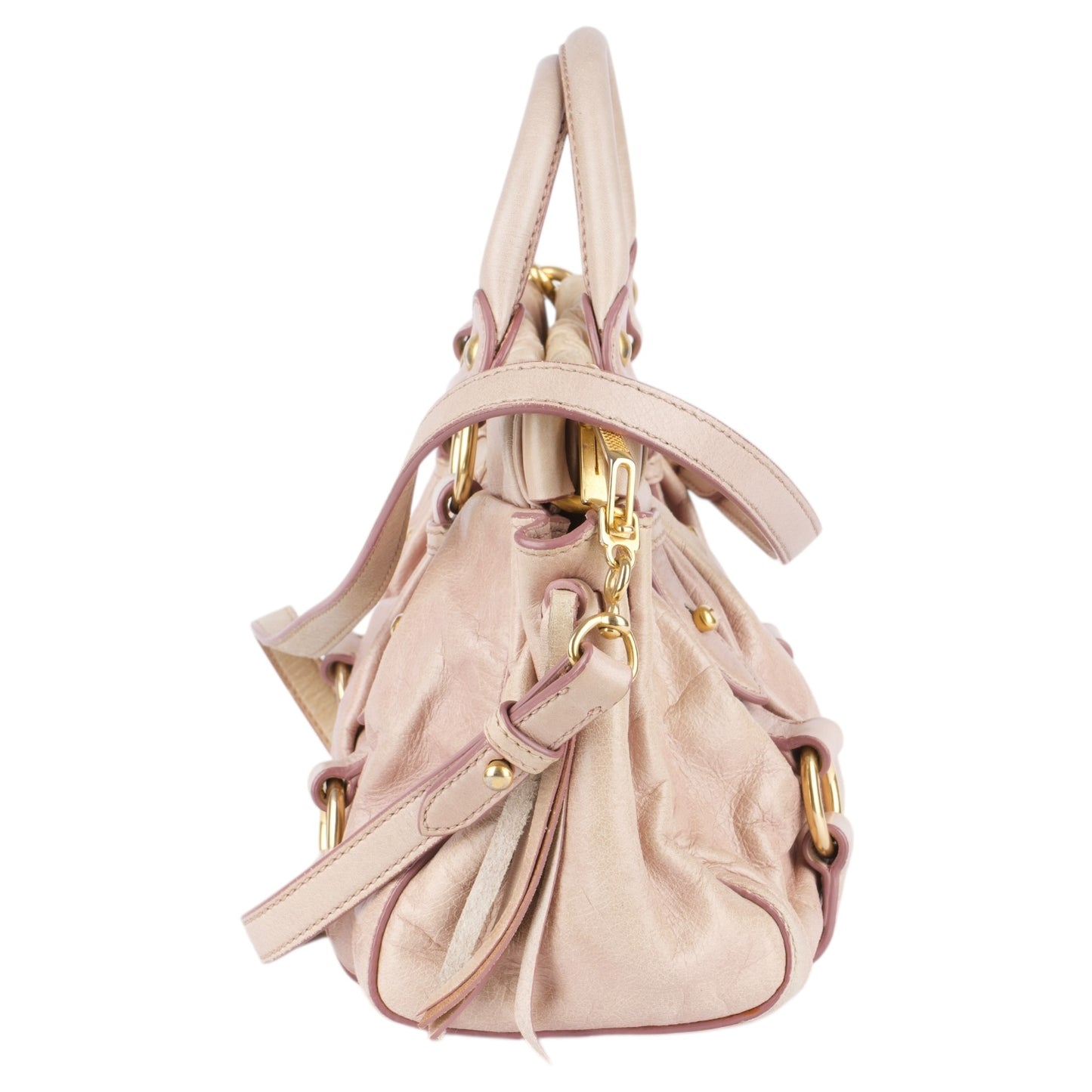 Miu Miu Vitello Leather Handbag