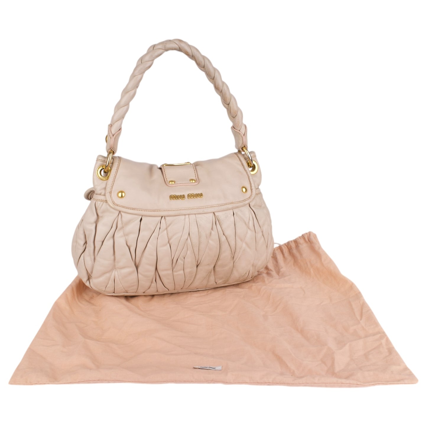 Miu Miu Matalassé Leather Handbag