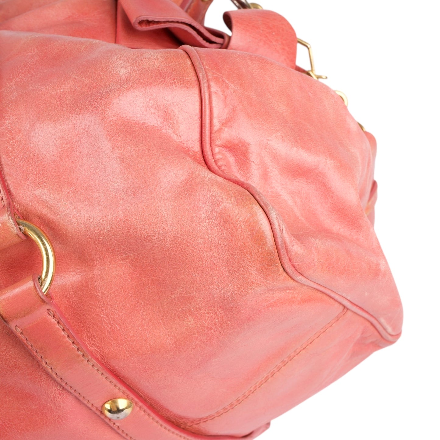 Miu Miu Classic Leather City Handbag