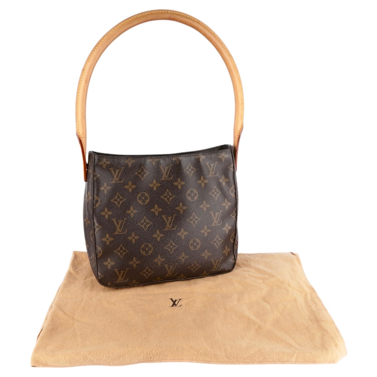 Louis Vuitton Canvas Monogram Looping MM Shoulder Bag