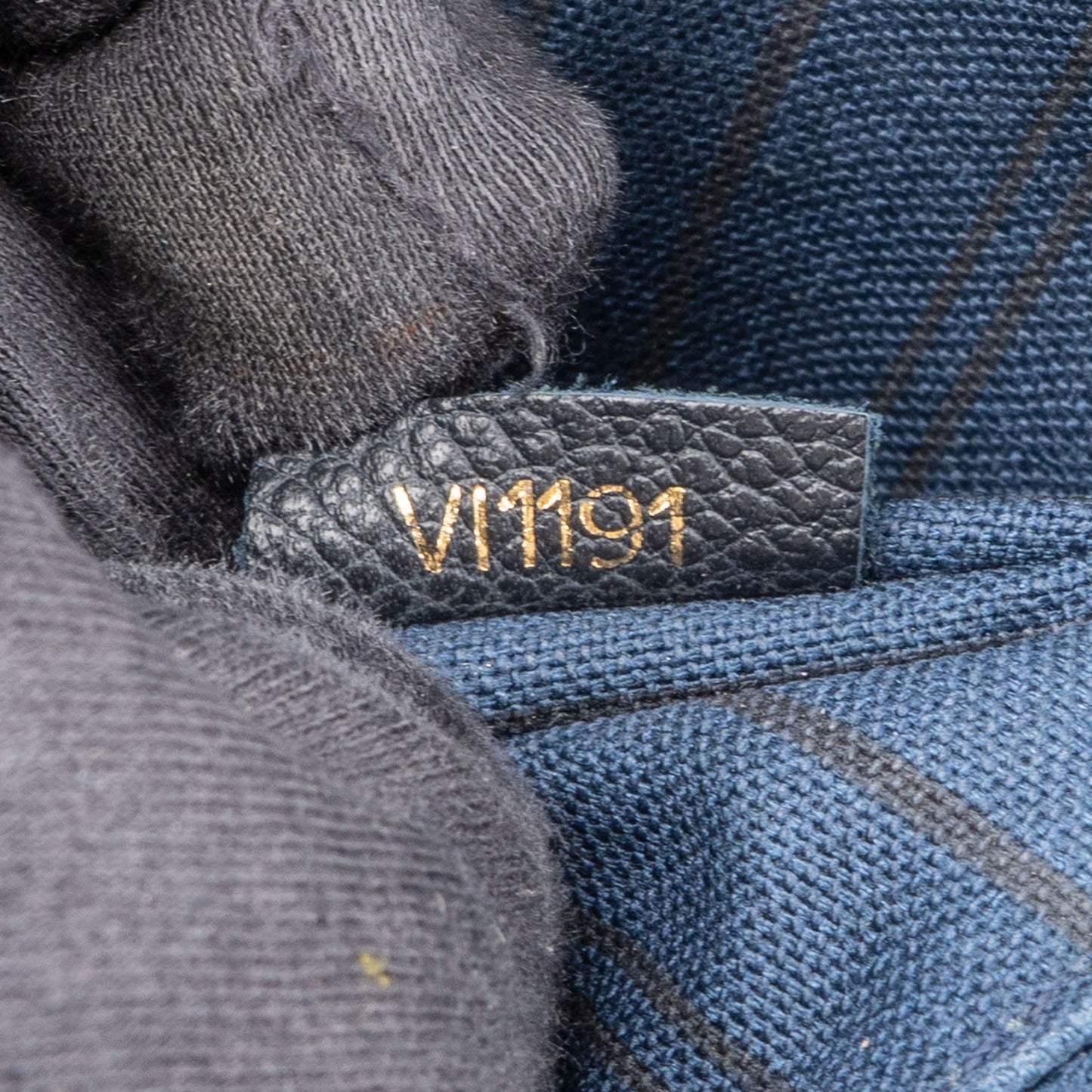 Louis Vuitton Blue Leather Monogram Empreinte Lumineuse PM Handbag