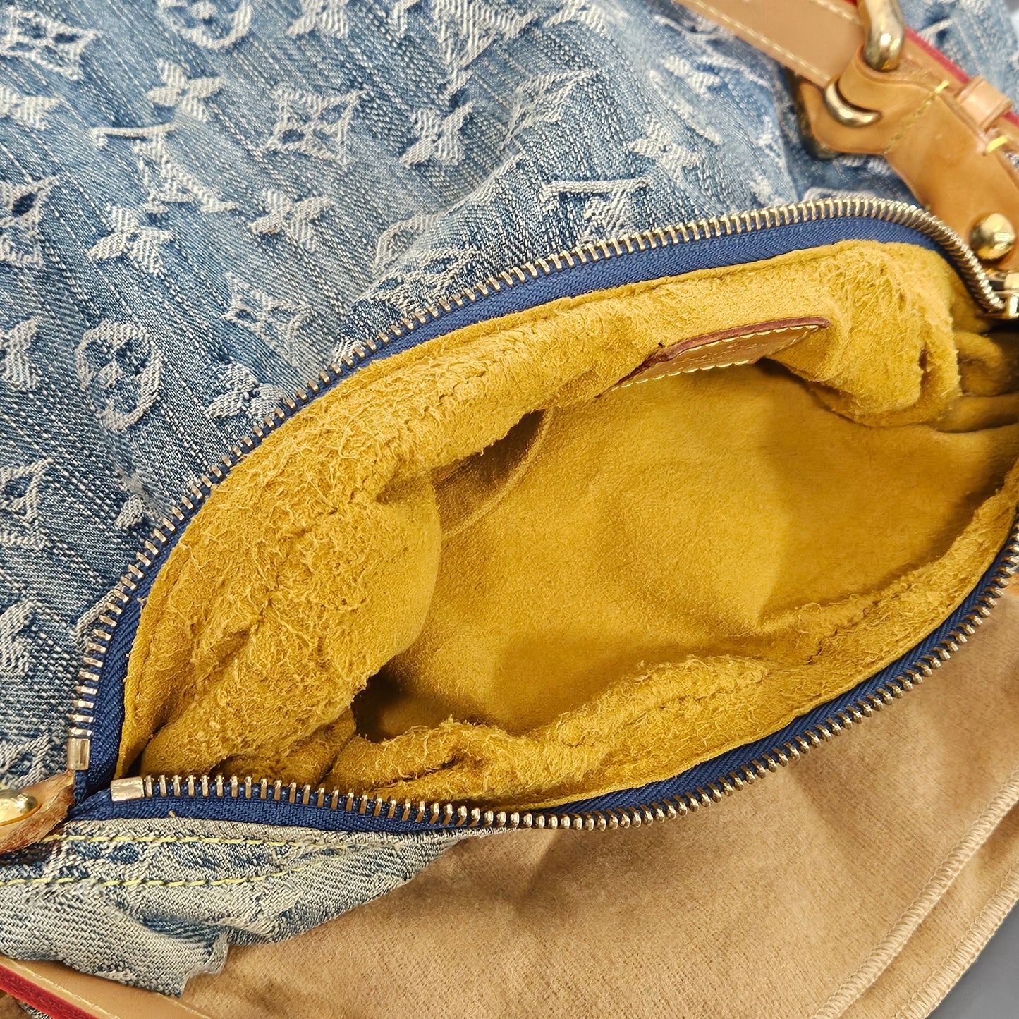 Louis Vuitton Monogram Denim Baggy PM Shoulder Bag
