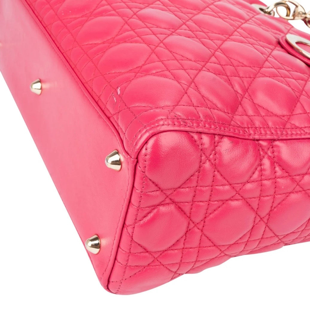 Christian Dior Quilted Leather Lady Dior Handbag
