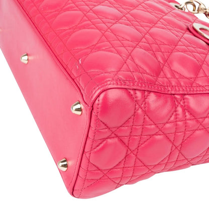 Christian Dior Quilted Leather Lady Dior Handbag