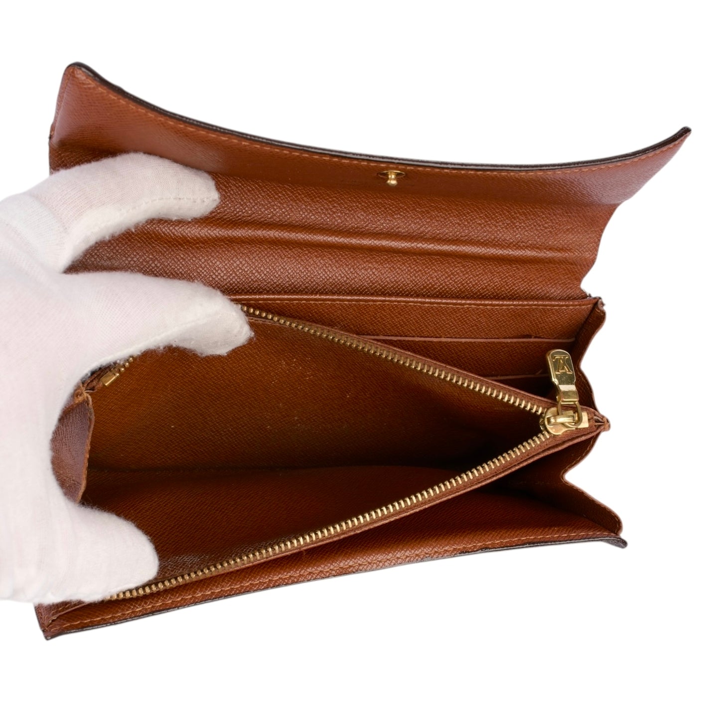 Louis Vuitton Canvas Monogram Sarah Wallet