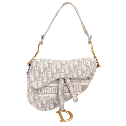 Dior Oblique Trotter Monogram Jacquard Saddle Shoulder Bag