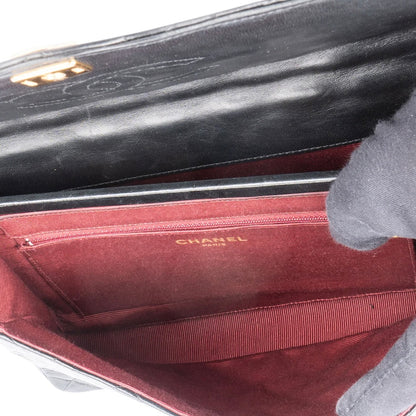 Chanel Quilted Lambskin 24K Gold Single Flap