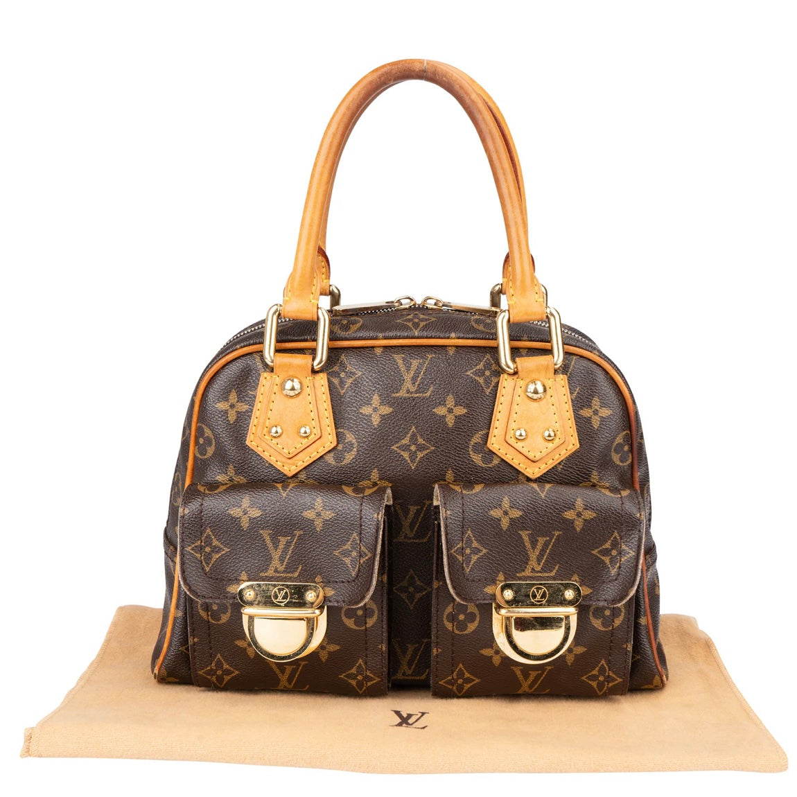 Louis Vuitton Canvas Monogram Manhattan PM Handbag