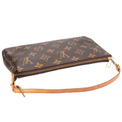 Louis Vuitton Canvas Monogram Pochette Handbag