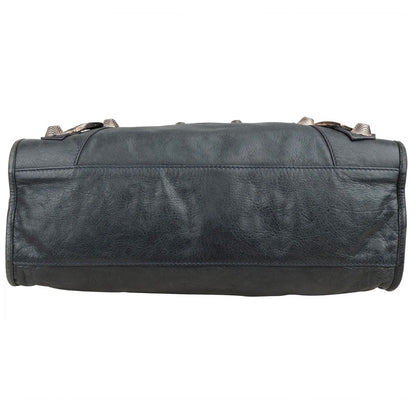 Balenciaga Dark Grey Arena Leather Classic City Handbag