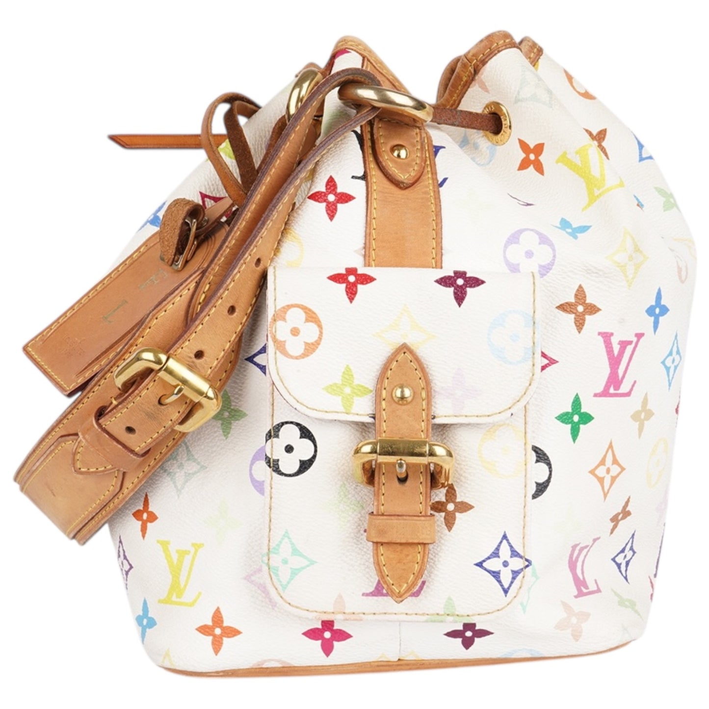 Louis Vuitton Murakami Multicolor Sac Noe Petit Shoulder Bag