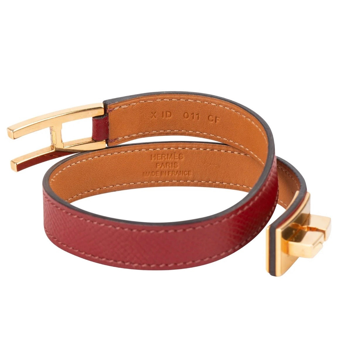 Hermès Kelly Collier Rivale Double Tour Bracelet