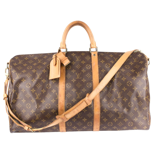 Louis Vuitton Canvas Monogram Keepall 50 Bandouliere