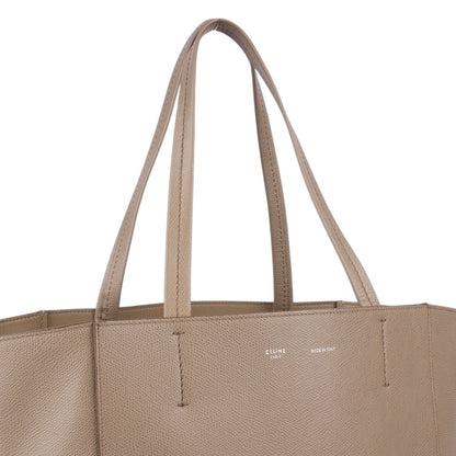 Celine Leather Cabas Shopper Bag
