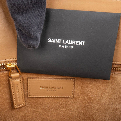 Yves Saint Laurent Smooth Leather Sac De Jour Handbag
