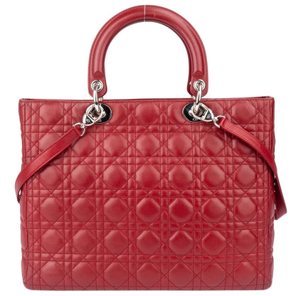 Christian Dior Quilted Leather Lady Dior Handbag